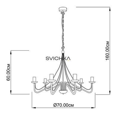 Люстра Imperium Light 39980.01.01 Lviv, White