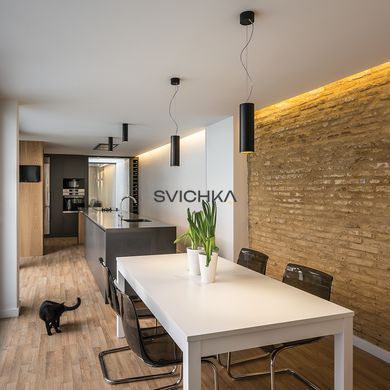 Підвісний світильник Arkos Light Scope 35, Black, Чорний, Чорний