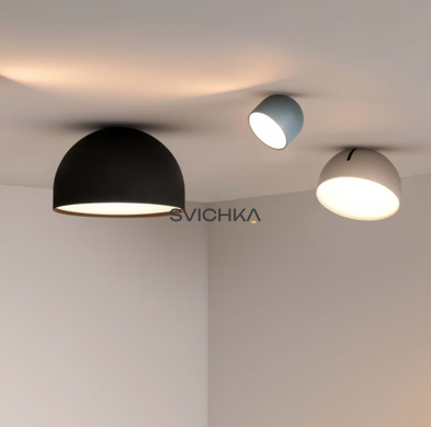 Настінно-стельовий світильник Vibia Plusminus solo 30см, Black