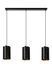 Подвесной светильник Lucide ALMELO 3xE27 Black, BLACK, Matt Gold / Brass, Черный