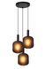 Подвесной светильник Lucide ELOISE &Oslash; 40 cm 3xE27 Black, BLACK, Антрацит, Антрацит