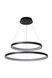 Підвісний світильник Lucide VIDAL &Oslash; 78 cm LED Dim. 1x92W 2700K Black, BLACK