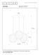 Підвісний світильник Lucide GOSSE 3xE27 White, WHITE