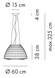 Подвесной светильник Axo Light BELL E27, White, Белый, Белый, Белый