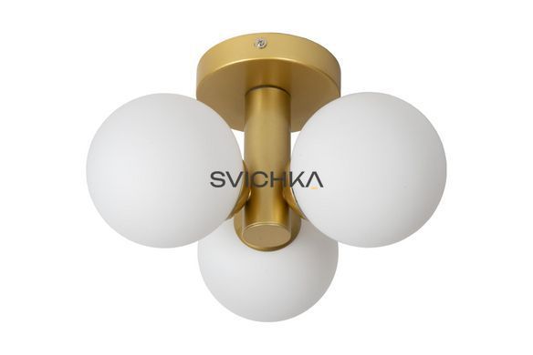 Стельовий світильник для ванної Lucide TRUDY &Oslash; 28 cm 3xG9 IP44 Matt Gold / Brass, Matt Gold / Brass