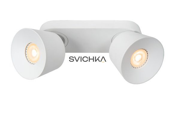 Потолочный точечный светильник Lucide TRIGONO 2xGU10 White