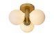 Стельовий світильник для ванної Lucide TRUDY &Oslash; 28 cm 3xG9 IP44 Matt Gold / Brass, Matt Gold / Brass