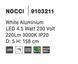 Підвісний світильник Nova luce Nocci 1 White