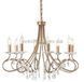 Люстра Elstead CRT8 SILVER/GOLD