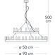Люстра Fontana Arte Chandelier Double, Black