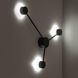 Настенный светильник TK Lighting AVIA 3, Black, Черный, Черный, Черный