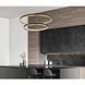 Підвісний світильник Nova luce CANTRIA 2, Black/Brass